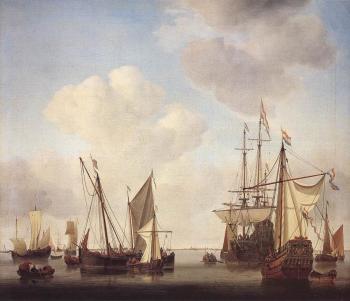 小威廉 凡 德 維爾德 Warships at Amsterdam